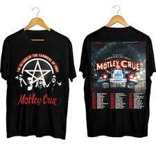 Mötley Crüe Dr. Feelgood Winged Dagger Pentagram Band T-Shirt — listing 4