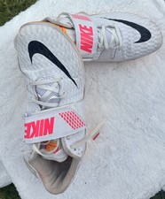 Nike High Jump Elite Track & Field Spikes - White/Pink/Orange — listing 5