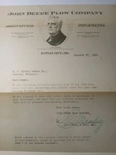 1908 Antique Farm Contract Indenture - Langford South Dakota, Marshall County