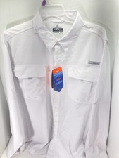 Habit Men's Short Sleeve Vented Fishing Shirt, Coral/Salmon, Size 2XL, UPF 50+ — listing 2