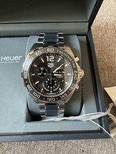 TAG Heuer Formula 1 Chronograph Watch, Blue Dial, Stainless Steel Bracelet