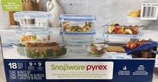 Rectangular Glass Food Storage Containers with Purple Locking Lids, Set of 2 — listing 5