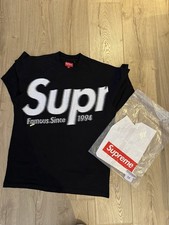 Supreme Big Logo Shoulder Tee White FW22 — listing 2