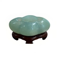 Chinese Celadon Glazed Porcelain Brush Pot with Relief Carved Dragon Decoration — listing 4