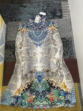 True Colours by La Moda Clothing Embellished Animal Print Maxi Dress, Size L/XL, listing 3