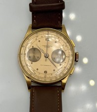 Antique 18K Gold Open-Face Chronograph Pocket Watch with Up/Down Power Reserve Indicator — listing 4