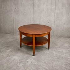 Mid-Century Teak Double Bed Frame with Matching Nightstand