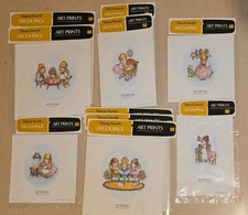 Lot of Small Framed 3D Paper Tole Decoupage Art Prints (Florals, Fruit, Kittens) — listing 5