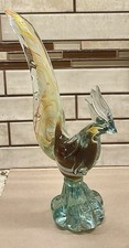 Mid-Century Multicolor Art Glass Freeform Bowl / Ashtray with Pulled Lobes