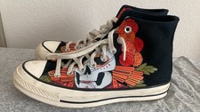 Converse Chuck Taylor All Star Low Top Skull Print Sneakers with Red Laces — listing 6