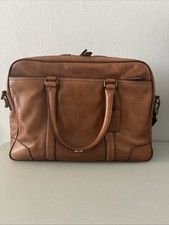 Lot of 2 Black Leather Laptop/Briefcase Bags - Coach and Dilano — listing 6
