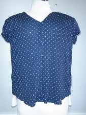 Liz Claiborne Women's Black & White Polka Dot Blouse, Size XXL — listing 5