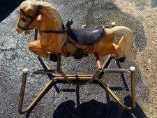 Vintage Spring Rocking Horse (Bouncy Rider) on Metal Frame