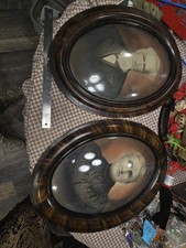 Antique Victorian Photographic Portrait of a Child in Oval Gilt Frame — listing 2
