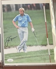 Jack Nicklaus Signed Black & White 8x10 Golf Photograph No documentation — listing 6