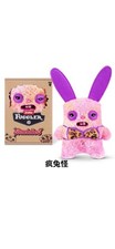 Zuru Fuggler Baddies Fuggs Rabid Rabbit 9" Plush - Pink — listing 2