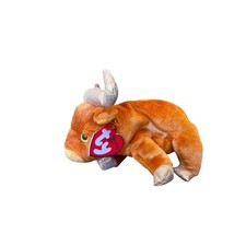 Ty Beanie Baby "Roam" the Buffalo/Ox with Gold Horns (Zodiac Series) — listing 3