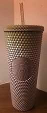 Starbucks Fall 2024 Studded Venti Cold Cup Tumbler Green Purple Ombre 24oz — listing 3
