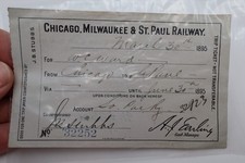 1890 Chicago Milwaukee & St. Paul Railway Annual Pass Issued to Senator Richard Williams — listing 6