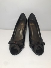 Stuart Weitzman Tortoiseshell Patent Leather Pointed-Toe Stiletto Pumps, Size 9M, listing 2