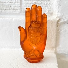 Chinese Carved Amber-Colored Resin Figurine of a Guqin/Zither Player Maiden — listing 4