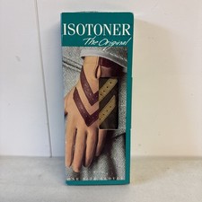 Vintage Aris Isotoner Gloves, Navy Blue with Red Piping, One Size Stretch, in Original Box — listing 5