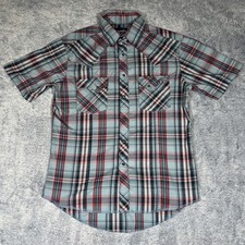 Wrangler Western Fashion Snap Shirt Red Plaid — listing 3