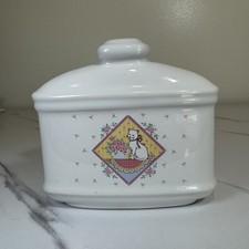 Hand-Painted Ceramic Cat & Mouse Napkin Holder / Letter Rack with Relief Figures — listing 6