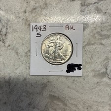 1943 Walking Liberty Half Dollar 90% Silver US Coin