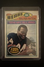 1977 Topps #3 1976 NFL Rushing Leaders Walter Payton / O.J. Simpson