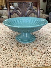 Teal Embossed Floral Pedestal Coffee Mug — listing 5