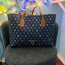 Dooney & Bourke Novelty Drawstring Bucket Bag with Enamel Letters & Star Appliqués (spells DOONEY & BOURKE) — listing 4