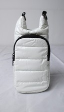 WanderFull Hot Pink Puffer Crossbody Water Bottle Bag with Chevron Strap — listing 4