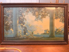 Maxfield Parrish "Daybreak" Framed Art Print, 1920s Reinthal & Newman Reproduction