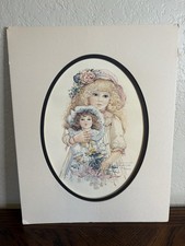 Jan Hagara Signed & Numbered Limited Edition Print - Child with Teddy Bear and Basket of Plums — listing 6