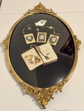 Handmade Folk Art Shadow Box / Diorama with Painted Animal Figures — listing 2