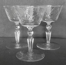 Mixed Lot of Vintage Clear Glass Stemware and Tumblers — listing 5