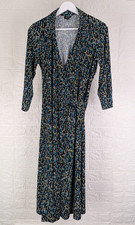 Hobbs Black & Tan Polka Dot Long Sleeve Midi Dress — listing 6