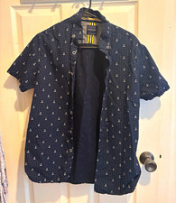 Denim & Flower Ricky Singh Geometric Print Button-Up Shirt, Size S — listing 5