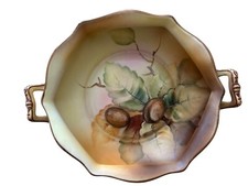 Vintage Hand-Painted Japanese Porcelain Floral Dinnerware (Red Scroll Border with Floral Urn Motif) — listing 5