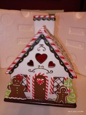 PartyLite Peppermint Delight Gingerbread House Tealight Holder P9952 — listing 4