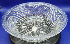 Anchor Hocking Stars and Bars Pressed Glass Serving Bowl 10.75" — listing 5