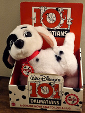 Vintage 1991 Mattel Disney 101 Dalmatians Plush Set - Pongo, Perdita, Patch & Rolly