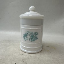 Antique Victorian Green Milk Glass Floral Salt or Pepper Shaker with Embossed Blossoms — listing 5