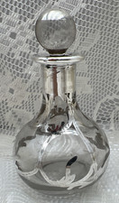 Pair of Art Nouveau Glass Perfume Bottles with Stoppers, 1920s — listing 5