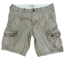 Hollister Co. Men's Cargo Shorts, Light Gray/Khaki — listing 4