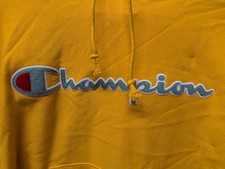 Champion Purple Pullover Hoodie with Gold Foil C Logo and Stars — listing 4