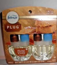Febreze Plug Limited Edition Sea Salt Caramel & Maple Scented Oil Refill 2-Pack — listing 3
