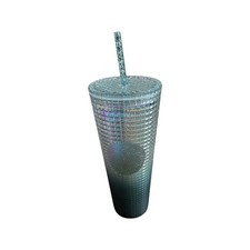 Starbucks Jadeite Green Milk Glass Cold Cup Tumbler with Embossed Siren Logo — listing 3