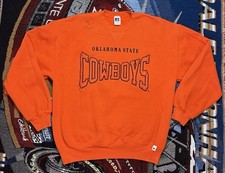 Russell Oklahoma State Cowboys Black & Orange Athletic T-Shirt, Men's L — listing 6